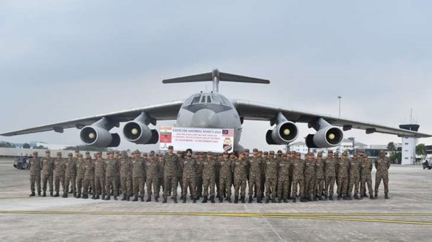India y Malasia realizan ejercicio militar conjunto hinh anh 1