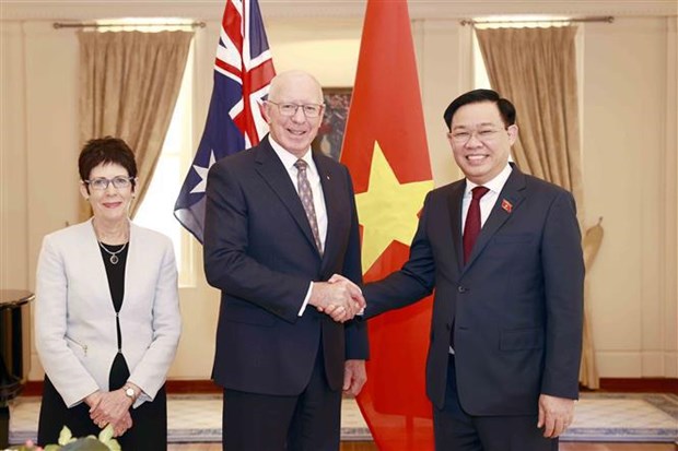Titular del Parlamento vietnamita se reune con gobernador general de Australia hinh anh 2