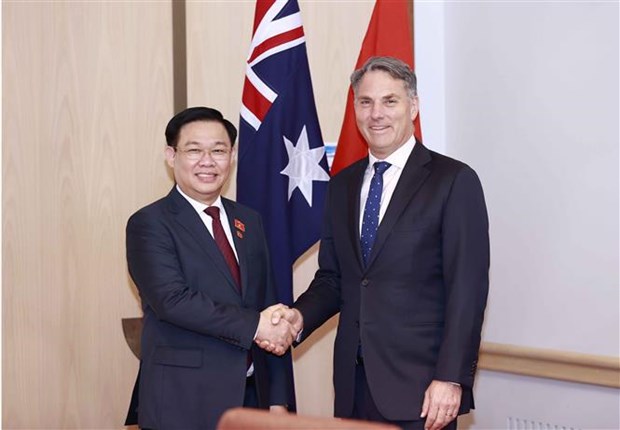 Dirigente vietnamita se entrevista con viceprimer ministro de Australia hinh anh 1