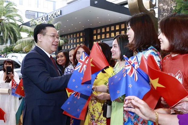 Presidente parlamentario vietnamita inicia visita oficial a Nueva Zelanda hinh anh 1