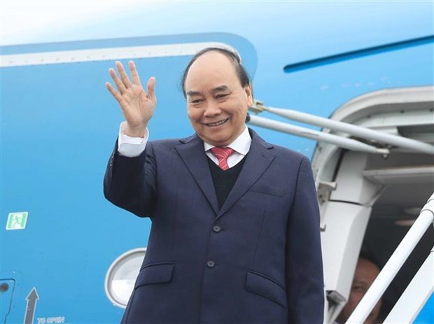 Presidente de Vietnam parte de Hanoi rumbo hacia Corea del Sur hinh anh 1