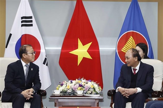 Presidente sostiene encuentros con organizaciones de amistad Corea del Sur-Vietnam hinh anh 1