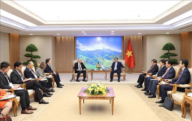 Premier vietnamita recibe a delegacion del Consejo de negocios EE.UU.-ASEAN hinh anh 1