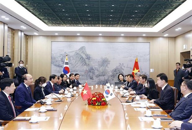 Presidente vietnamita se reune con titular de Asamblea Nacional de Corea del Sur hinh anh 2