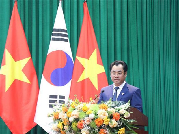 Celebran en Thai Nguyen 30 aniversario del establecimiento de nexos diplomaticos Vietnam-Corea del Sur hinh anh 2