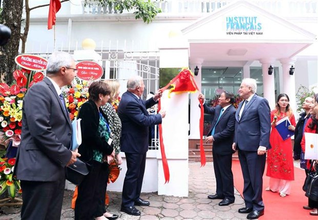 Inauguran nueva sede de Instituto frances en Vietnam hinh anh 1