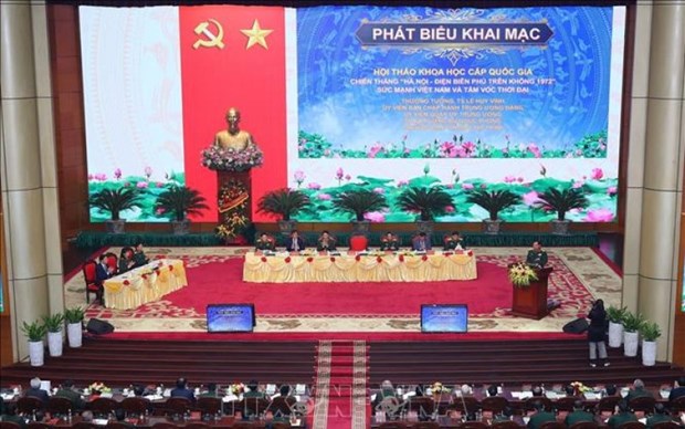 Resaltan significado historico de la victoria “Hanoi - Dien Bien Phu en el aire” hinh anh 1