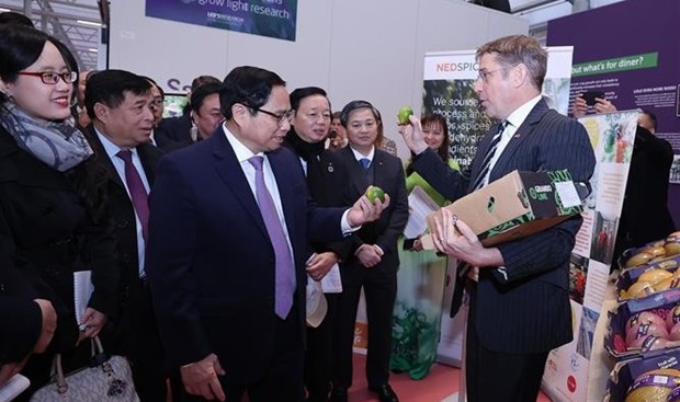 Premier vietnamita visita centro internacional de Horticultura en Holanda hinh anh 1