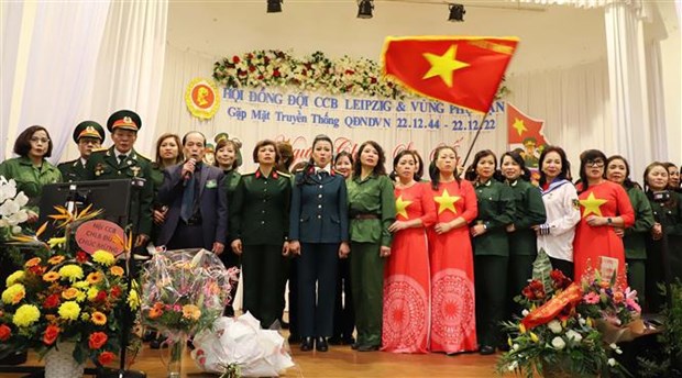 Conmemoran 78 aniversario del Ejercito Popular de Vietnam en Alemania hinh anh 1