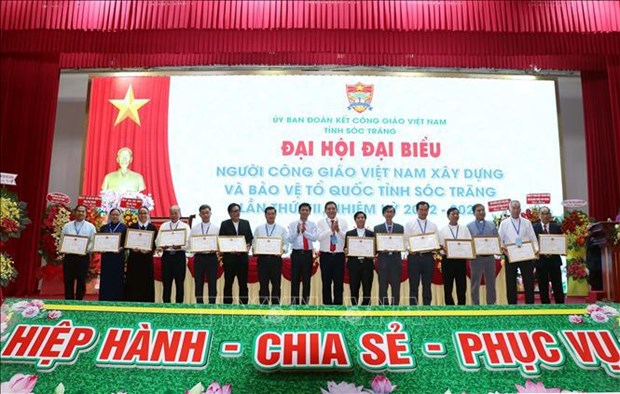 Catolicos en provincia de Soc Trang mantienen programas caritativos hinh anh 1
