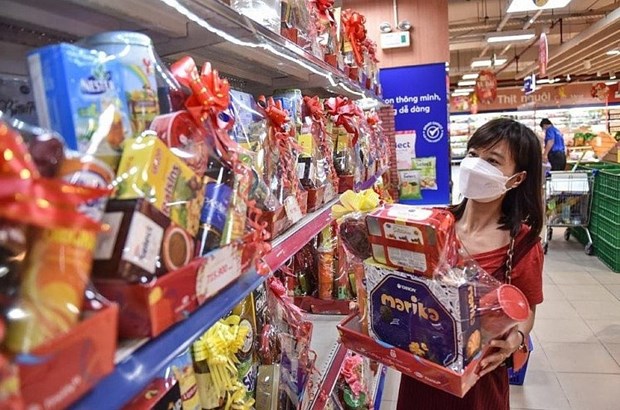 Ciudad Ho Chi Minh: Regalos para el Tet disponibles en supermercados hinh anh 2
