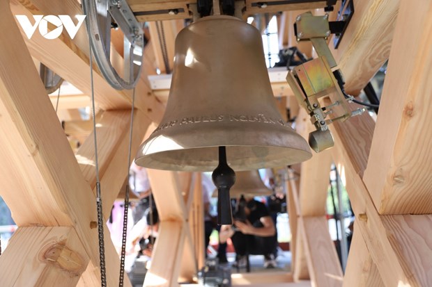 Repican las campanas en Catedral de Notre Dame en Ciudad Ho Chi Minh hinh anh 1