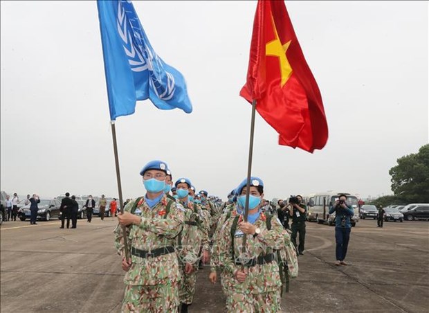 Vietnam asegura activamente entrenamiento para cascos azules hinh anh 1