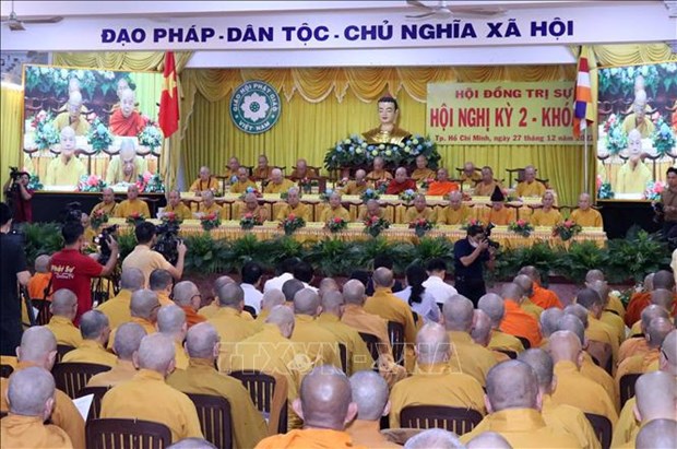 Sangha Budista de Vietnam persiste en construccion del gran bloque de unidad nacional hinh anh 1