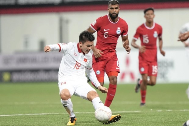 Vietnam empata sin goles con Singapur y aun no ha avanzado a semifinales de la Copa AFF hinh anh 1