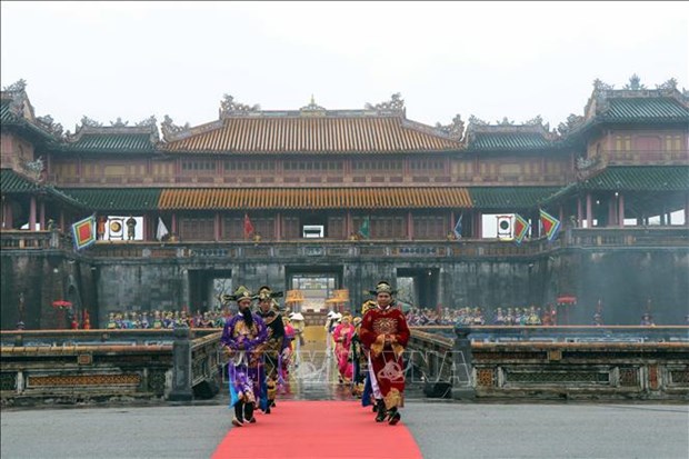 Inauguran Festival Hue 2023 con recreacion de un ritual de la dinastia Nguyen hinh anh 1