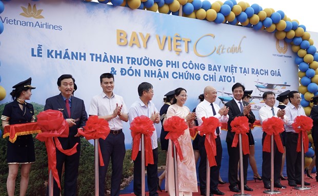 Vietnam Airlines inaugura escuela de pilotos de aviacion hinh anh 1