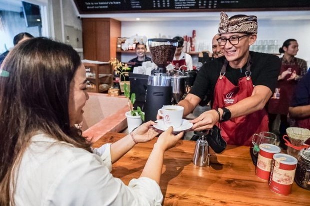 Indonesia desarrolla el turismo del cafe hinh anh 1