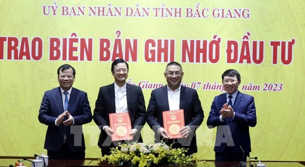 Provincia vietnamita de Bac Giang registra cerca de 900 millones de dolares en IED hinh anh 1