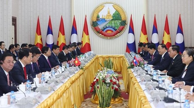 Vietnam y Laos otorgan gran importancia a promover nexos cooperativos hinh anh 1