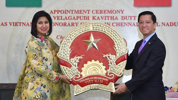 Vietnam nombra consul honorario en estado indio hinh anh 1