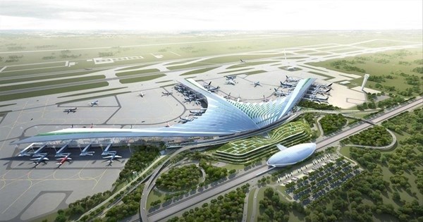 Construyen de forma ininterrumpida el aeropuerto Long Thanh durante el Tet hinh anh 1