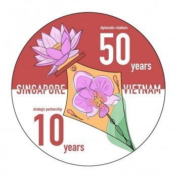 Anuncian ganador del concurso de diseno de logotipo sobre lazos diplomaticos Vietnam - Singapur hinh anh 1