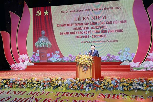 Conmemoran 60 aniversario de visita de Tio Ho a provincia de Vinh Phuc hinh anh 1
