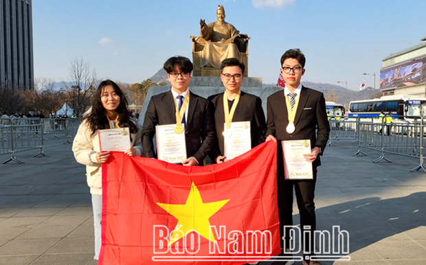 Triunfan alumnos vietnamitas en Olimpiada Mundial de Creatividad e Invencion hinh anh 1