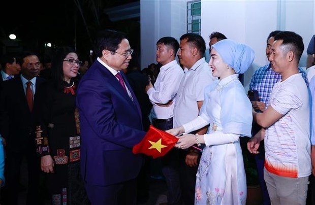Premier de Vietnam resalta unidad entre connacionales en Brunei hinh anh 2