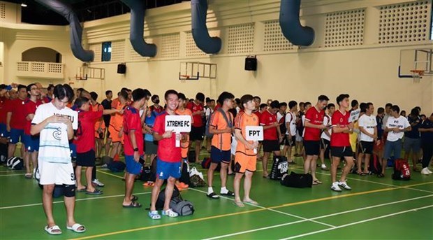 Eventos deportivos ayudan a conectar a los vietnamitas en Singapur hinh anh 1
