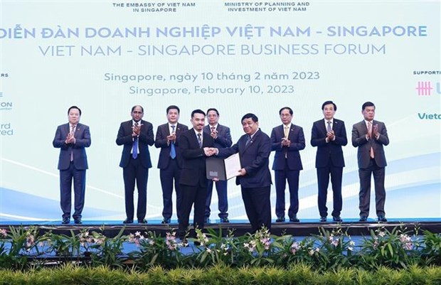 Grupo vietnamita de Masan autorizado para invertir en Singapur hinh anh 1