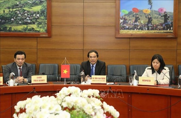 Embajador estadounidense elogia esfuerzos contra trata de personas en provincia vietnamita hinh anh 2