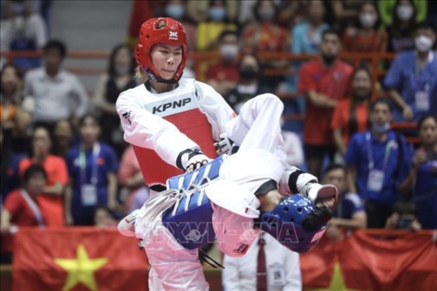 Grupo surcoreano acompana a seleccion nacional vietnamita de Taekwondo hinh anh 1