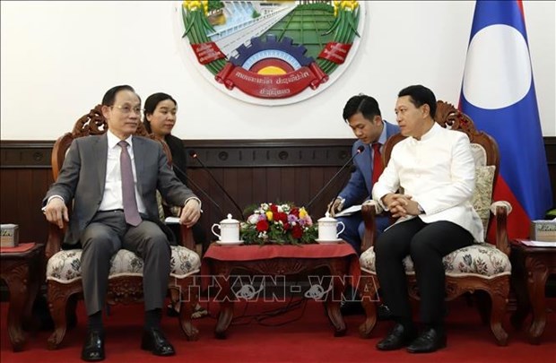 Vietnam y Laos promueven cooperacion partidista hinh anh 1
