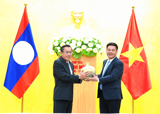 Vietnam y Laos fortalecen cooperacion en energia, minas y minerales hinh anh 1