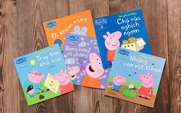 Presentan en Vietnam colecciones de libros infantiles de Peppa Pig hinh anh 1