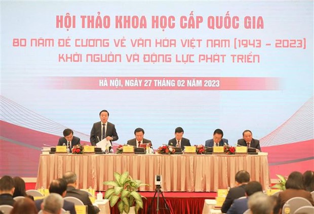 Esquema cultural vietnamita, pensamiento estrategico del PCV sobre este tema hinh anh 1