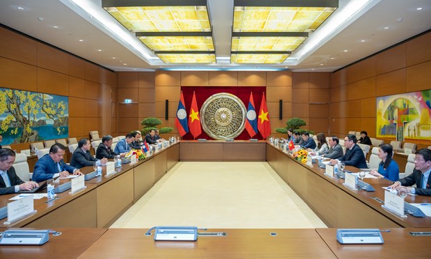 Fomentan cooperacion y confianza mutua entre los Parlamentos de Vietnam y Laos hinh anh 1