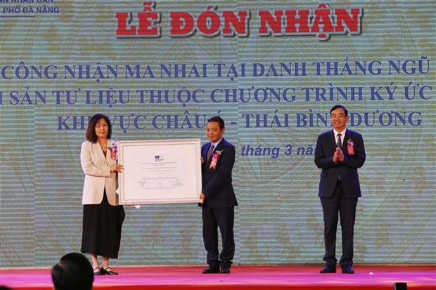 Inscripcion vietnamita recibe titulo de patrimonio documental de Asia-Pacifico hinh anh 1