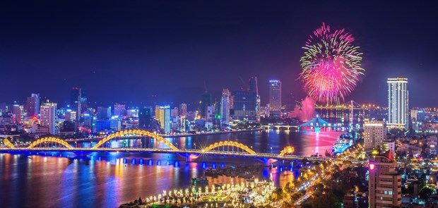 Celebraran Festival Internacional de Fuegos Artificiales en ciudad vietnamita hinh anh 1