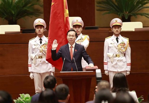 Nuevo presidente vietnamita pronuncia discurso de toma de posesion hinh anh 2