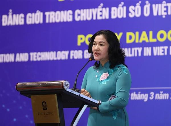 Dialogan sobre igualdad de genero en transformacion digital en Vietnam hinh anh 2