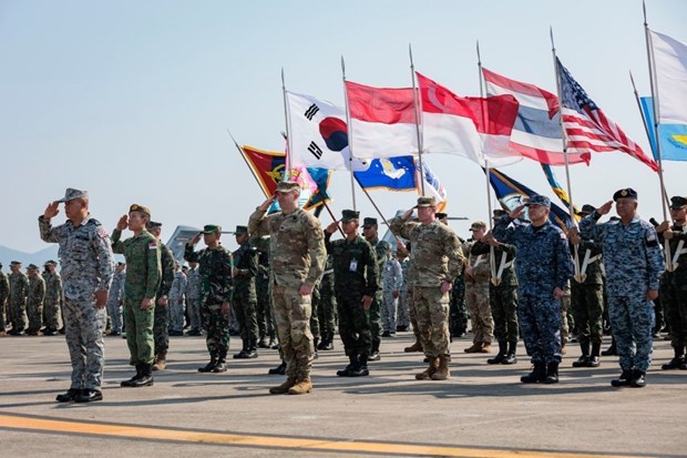 Seis mil soldados estadounidenses participan en ejercicio militar en Tailandia hinh anh 1