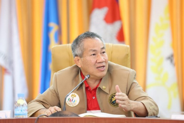Camboya disena plan de relevo de antorcha para SEA Games 32 hinh anh 1
