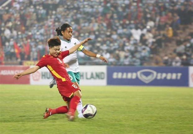 Vietnam vence a Indonesia en Copa asiatica de futbol femenino sub-20 hinh anh 1