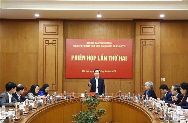 Presidente de Vietnam destaca importancia estrategica de gran unidad nacional hinh anh 1