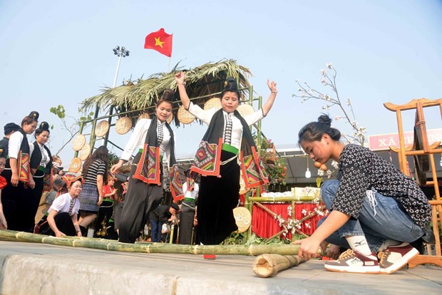 Desfile callejero promueve turismo y cultural de provincia vietnamita de Dien Bien hinh anh 1