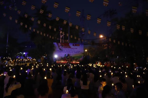 Efectuan en Laos requiem por martires vietnamitas caidos en isla de Gac Ma hinh anh 1