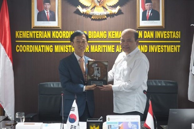 Indonesia y Corea del Sur cooperan en respuesta al cambio climatico y economia azul hinh anh 1